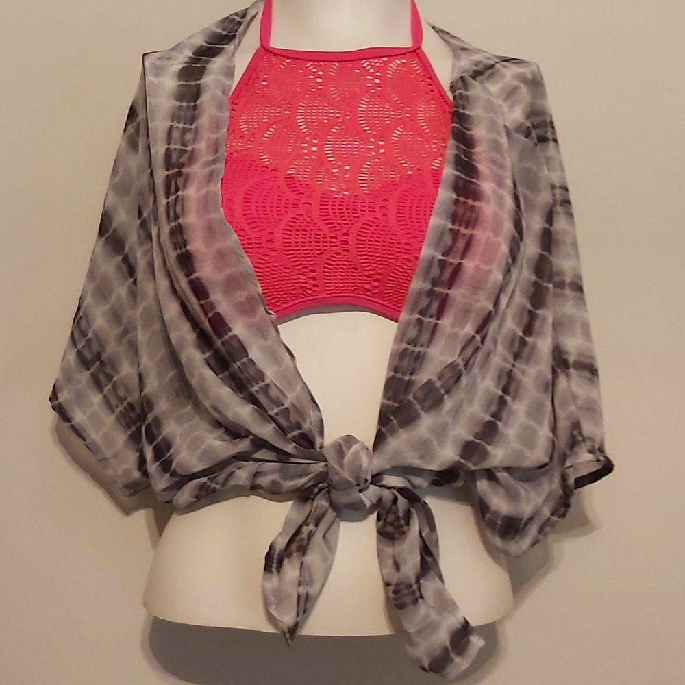 BOGO Joe Boxer Tie Dye Sheer Kimono